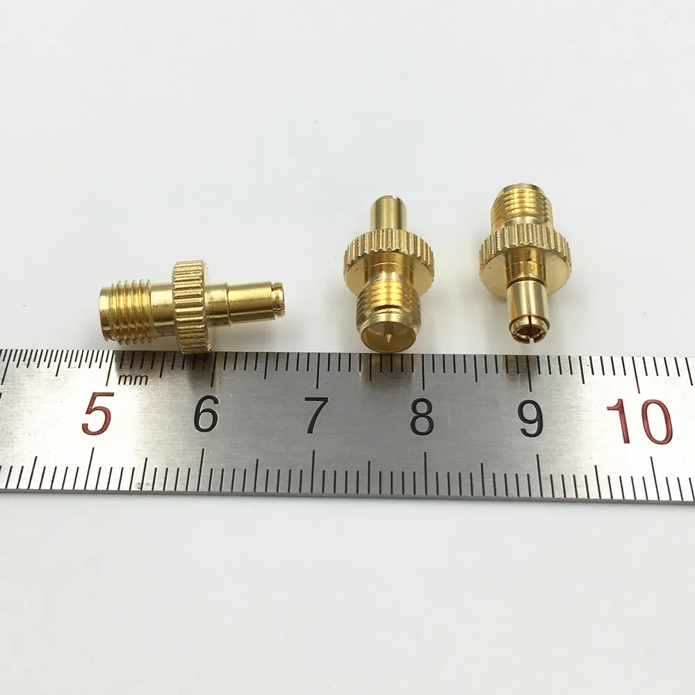 1 шт. латунная вилка TS9 для женского стандарта с золотым покрытием | Обустройство