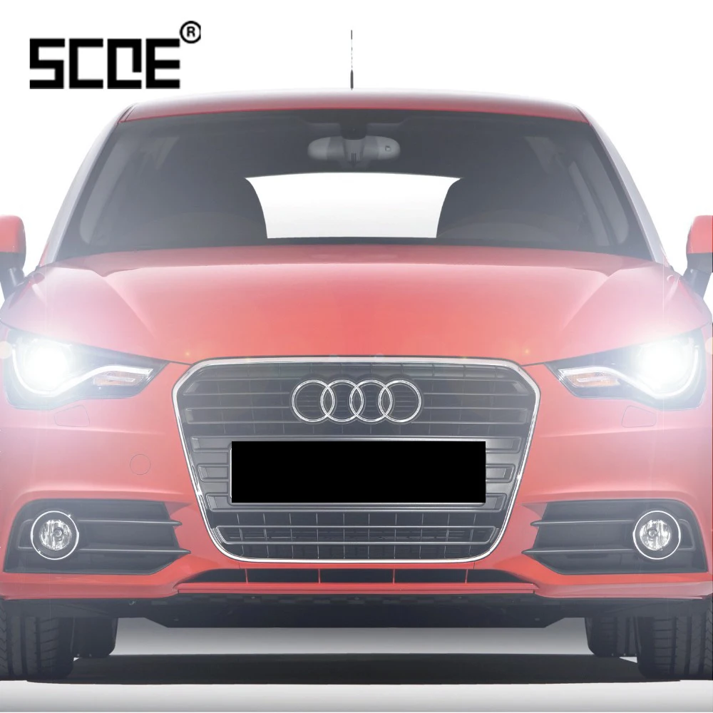 For audi A1 A2 A3 A4 A5 A6 A8 Q3 Q5 Q7 S3 S4 S5 RS4 SCOE 2PCS Auto Low Beam Super Halogen Bulb Headlight Car Styling warm white