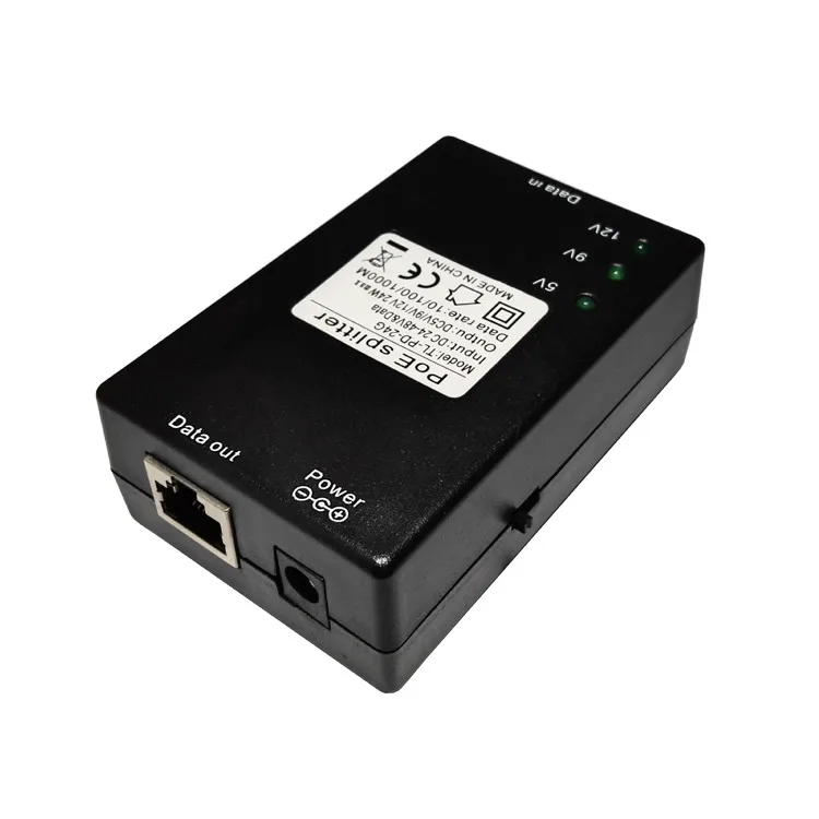 Lihmsek 25W Регулируемый POE сплиттер напряжение 4A 5 V/2.5A 9 V/2A 12V 25W 802.3af стандарт 1000M мощность для CCTV IP свободный от камер корабль