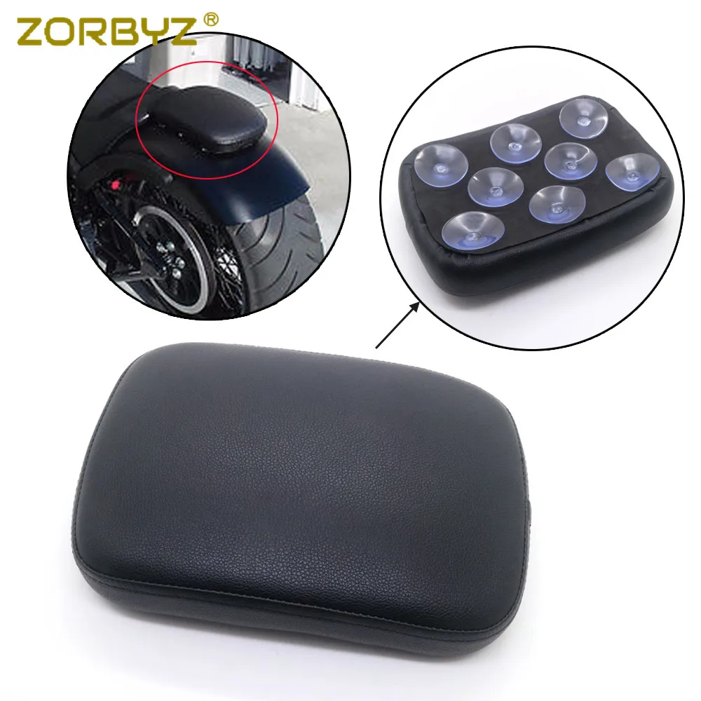 ZORBYZ 1 шт. черная прямоугольная подушка для пассажирского сиденья 8 присоска Harley