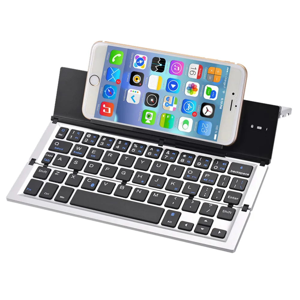 CARPRIE клавиатуры портативный складной беспроводной мини Bluetooth клавиатура для iPhone