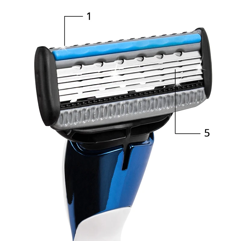 Фото Бритва мужская QSHAVE, 5-слойная, 5 лезвий, 5 лезвий №3