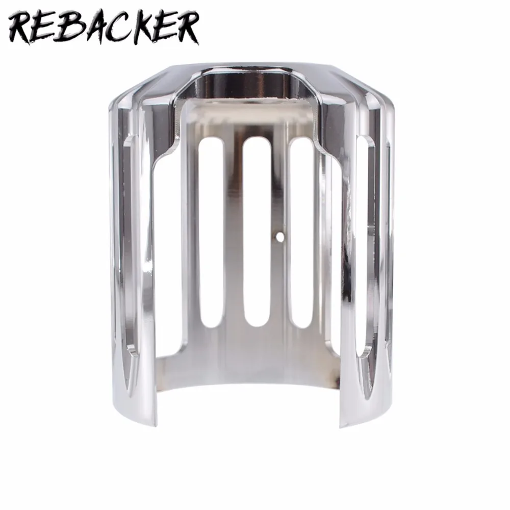 Мотоциклетный полностью хромированный литой масляный фильтр крышка масляной