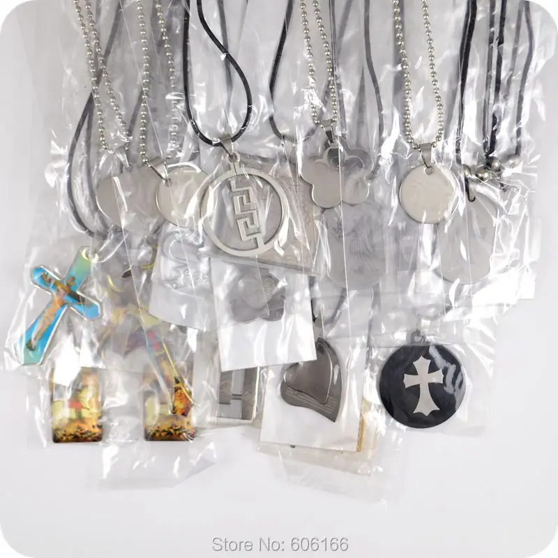 

10x mix random Stainless Steel Pendant Necklace Fashion jewelry Wholesale leftover stock