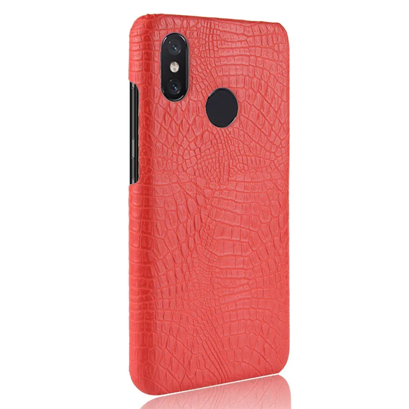 Для Coque чехол на Xiaomi mi 8 s Xio задняя крышка Ksio Xao кожа PC гибридный жесткий крокодил