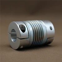 big stainless steel bellow coupling motor shaft coupler flexible coupling d82l103 bore 30mm to 32mm