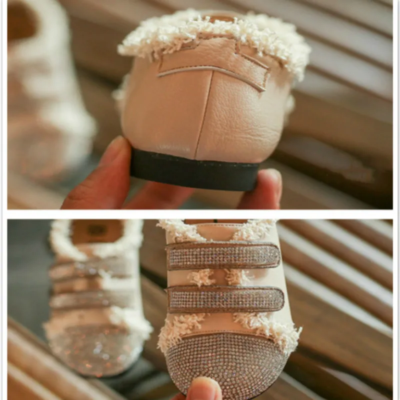 

Baby Girls Glitter Casual Shoes Children Princess Wear Shoes Soft Bottom Anti-slip Kids Shoes