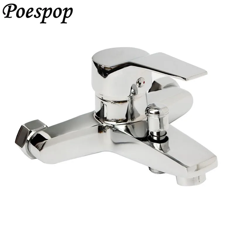 Смеситель для ванной комнаты POSEPOP латунный ванны смеситель душа хромированный