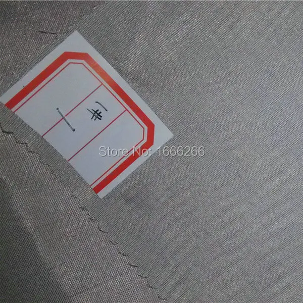 

Silver fiber fabrics of radiation protection