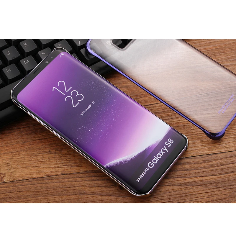 Samsung стелс Пластиковый Чехол для мобильного телефона для samsung S8 G9500 S8+ S8 Plus противоударный чехол для телефона мягкий чехол 6 цветов