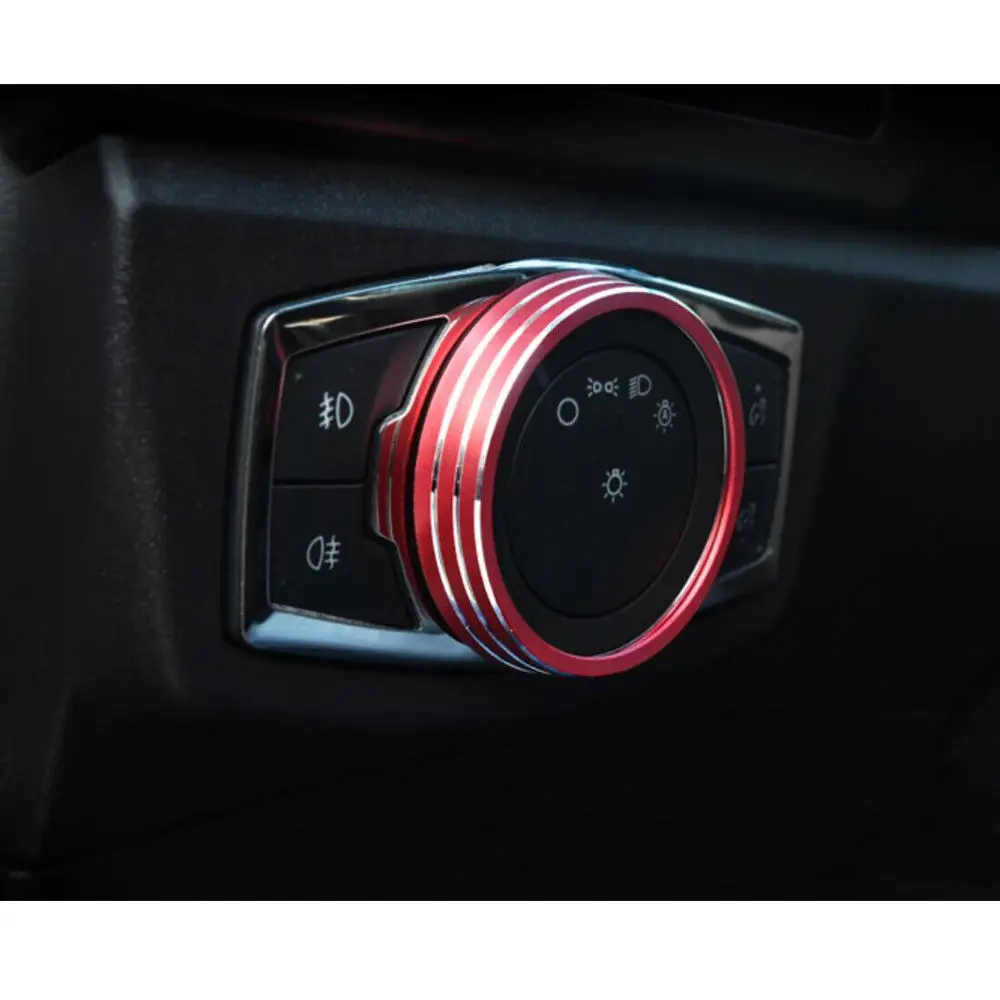 Барбекю @ FUKA ручка переключатель фар Накладка красный/синий/Золотой Алюминий