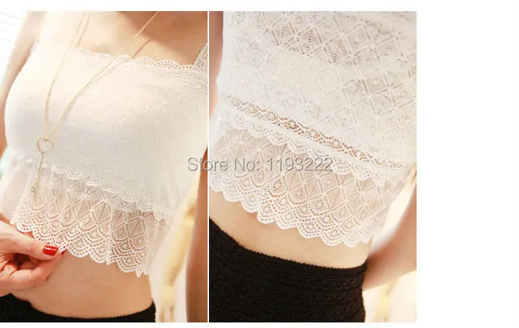 Корейский женский кружевной топ с открытой спиной и цветочным принтом на
