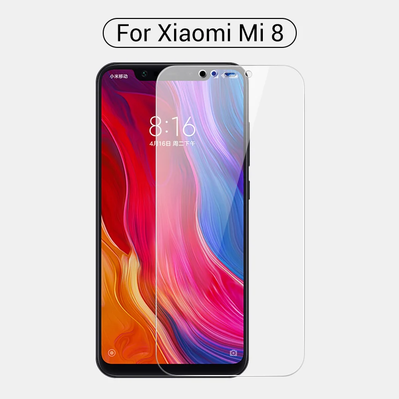 for xiaomi mi 8 PZOZ для Xiaomi mi 8 9 cc9 Red mi 5a стекло закаленное Pocophone F1 6a mi A2 Lite Защитная пленка для экрана красное mi Note 5 6 7 pro стекло - Цвет: for xiaomi mi 8