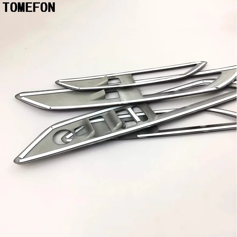 TOMEFON для Peugeot 3008 GT 2017 2018 ABS углеродное волокно дверной подлокотник стеклоподъемник