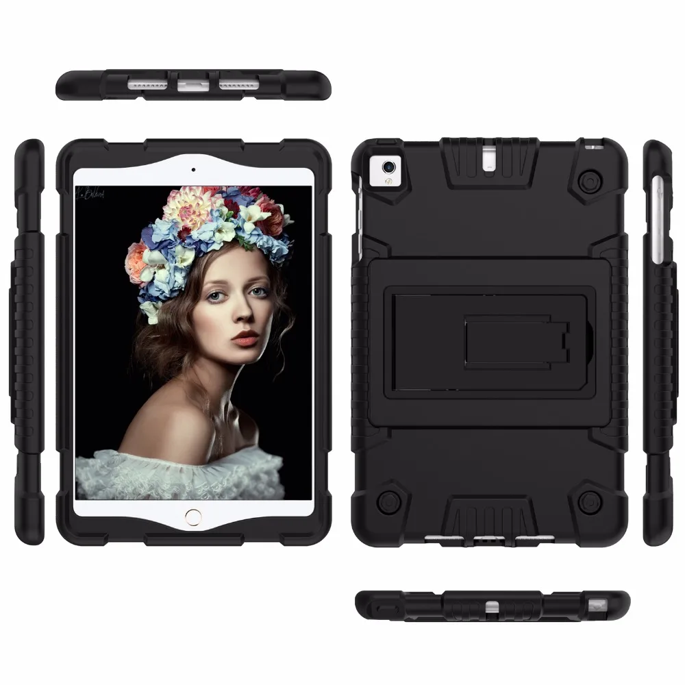 Для iPad Mini 2 3 сверхмощный трехслойный защитный чехол с подставкой для 1/2/3|Чехлы