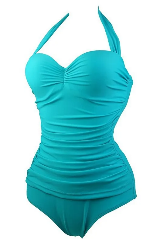 Женский комбинезон на одно плечо с яркой расцветкой.