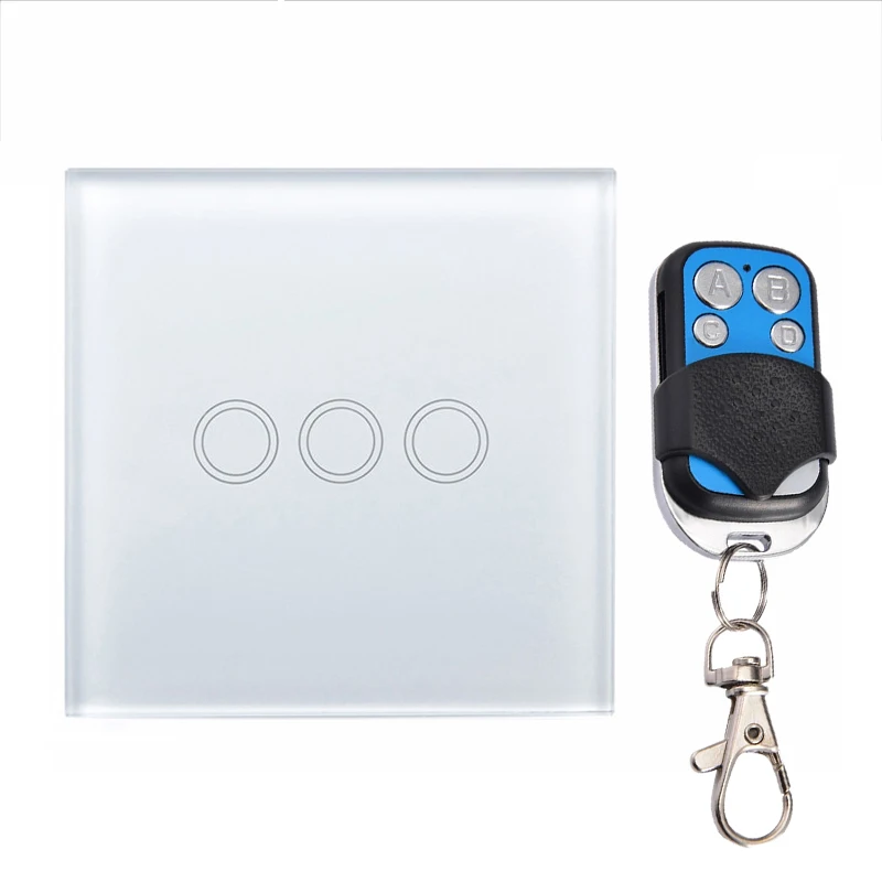 ЕС стандартный minitigger умный дом сенсорный экран Выключатель света белый