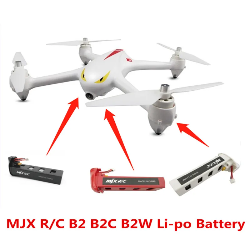 MJX B2C батарея 7 4 V 1800 mAh литиевая для B2W B2 Bugs 2 W D80 F18 RC Квадрокоптер Запасные Части