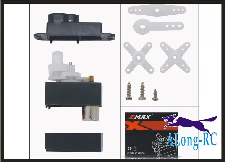 Бесплатная доставка 4 шт. цифровой Emax ES9051 3g сервопривод для Mini DLG планер мини