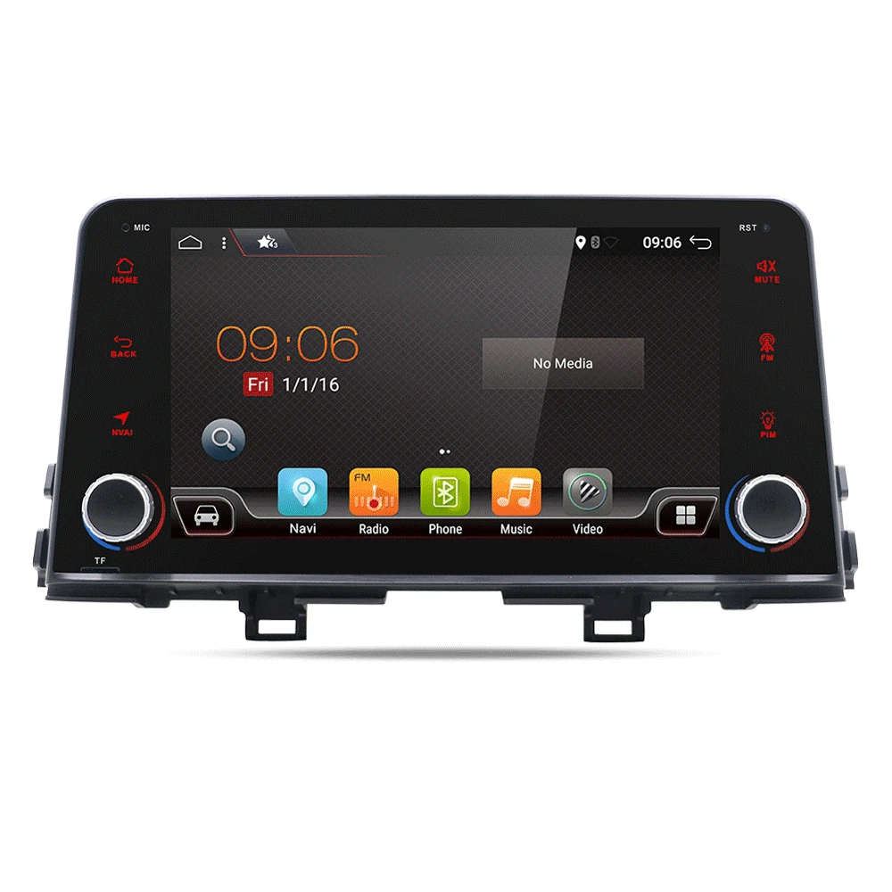 HD 1024*600 1din android 9,0 специальный автомобильный DVD для Kia Picanto(JA) и Kia Morning(JA) wifi BT Автомобильный мультимедийный