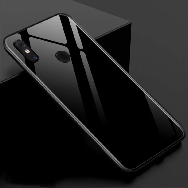 Для Xiaomi mi x 3 чехол зеленый черный синий градиентный цвет Закаленное стекло Крышка для Xiaomi mi x 3 mi x3 противоударный стеклянный чехол