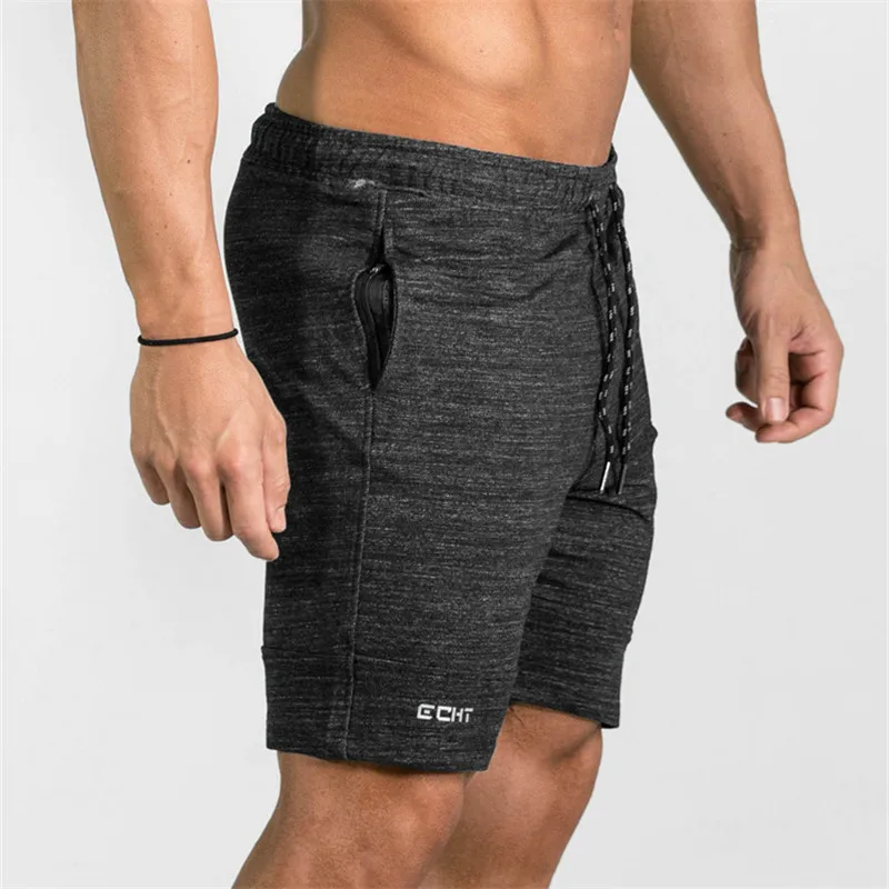 DK16 Gray Мужские спортивные хлопковые шорты для бега, бега, спорта на открытом воздухе, фитнеса, треники для мужчин, тренировки, бега, тренировок, упражнений, шорты - Цвет: DK16 Gray