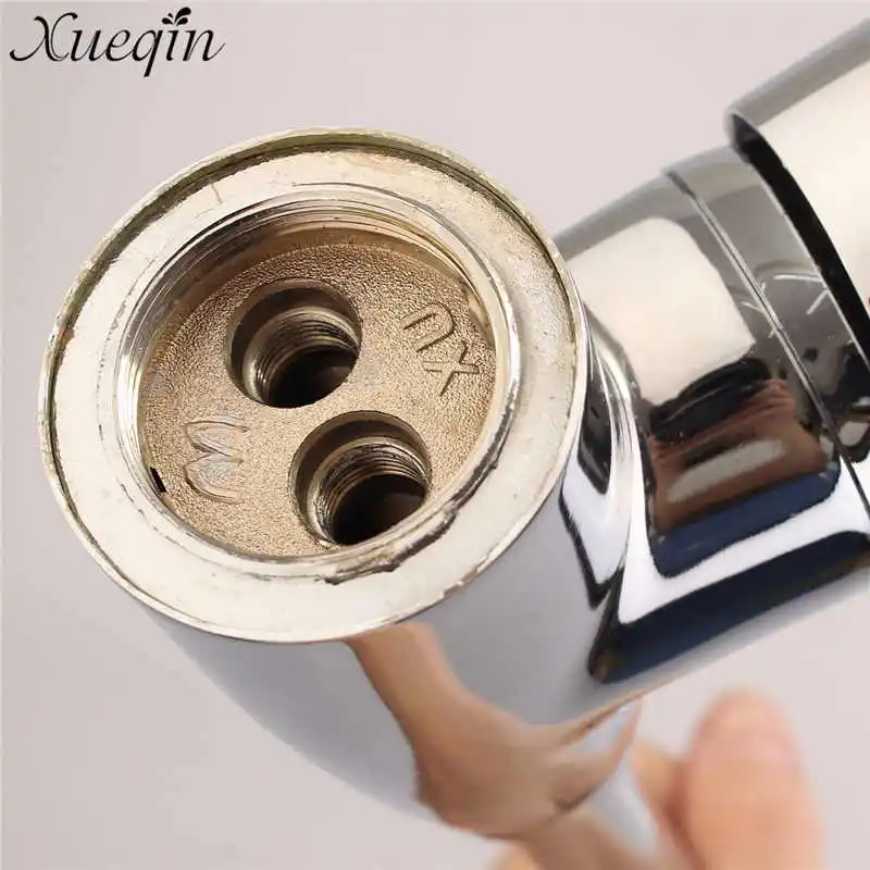 Xueqin хромированный Поворотный кухонный кран современный для раковины смесители