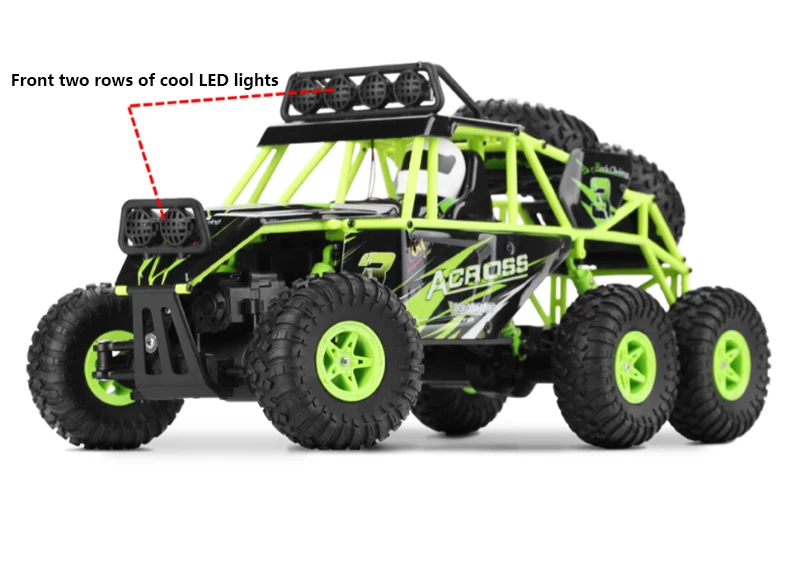 WL18628 rc автомобиль 1:18 шестиколесный привод альпинистский Автомобиль 2,4 г пульт дистанционного управления большая нога внедорожный автомобиль большой размер 38 см радиоуправляемые машины трансформеры