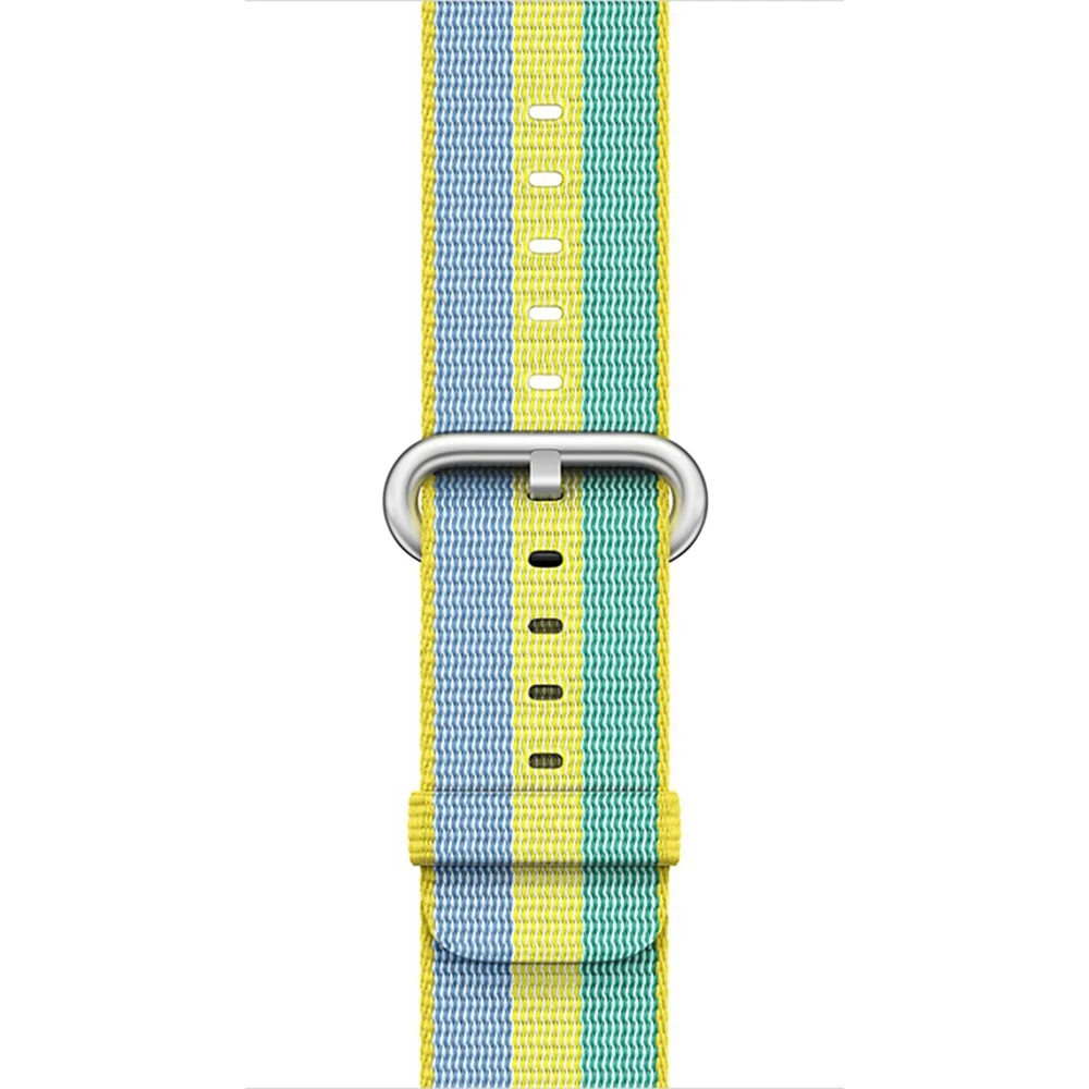 Pollen Stripe URVOI тканый нейлоновый ремешок для apple watch серии 3 2 1 прочный ремешок для iwatch удобная ткань-как чувствовать себя Новая серия - Цвет ремешка: Pollen Stripe