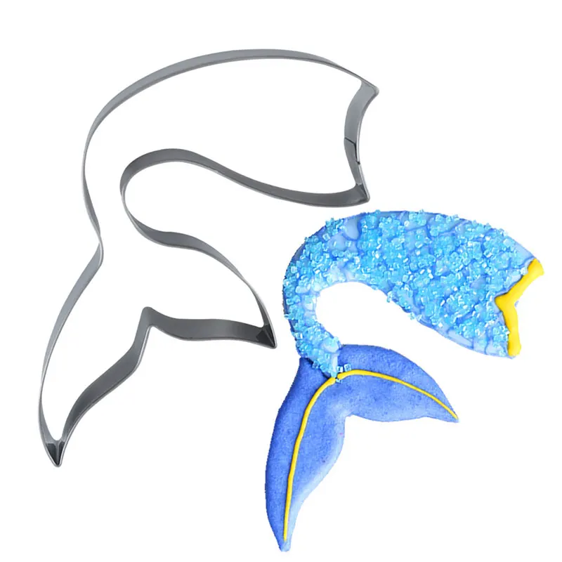 1 шт. форма для печенья хвост русалки|Инструменты выпечки печенья| |