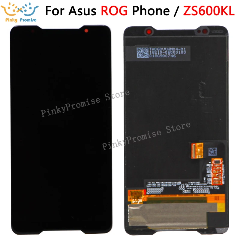 Для 6," ASUS ROG Phone ZS600KL AMOLED ЖК-дисплей экран и сенсорная панель дигитайзер для Asus ZS600KL ЖК-сборка ремонт