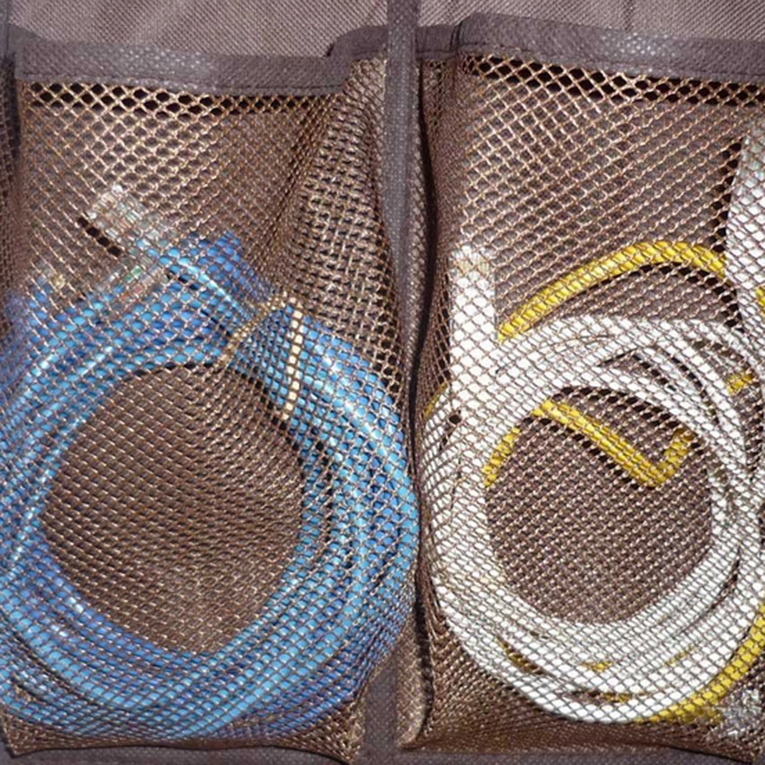 Подвесной органайзер для обуви с 24 карманами держатель нетканый сетчатый