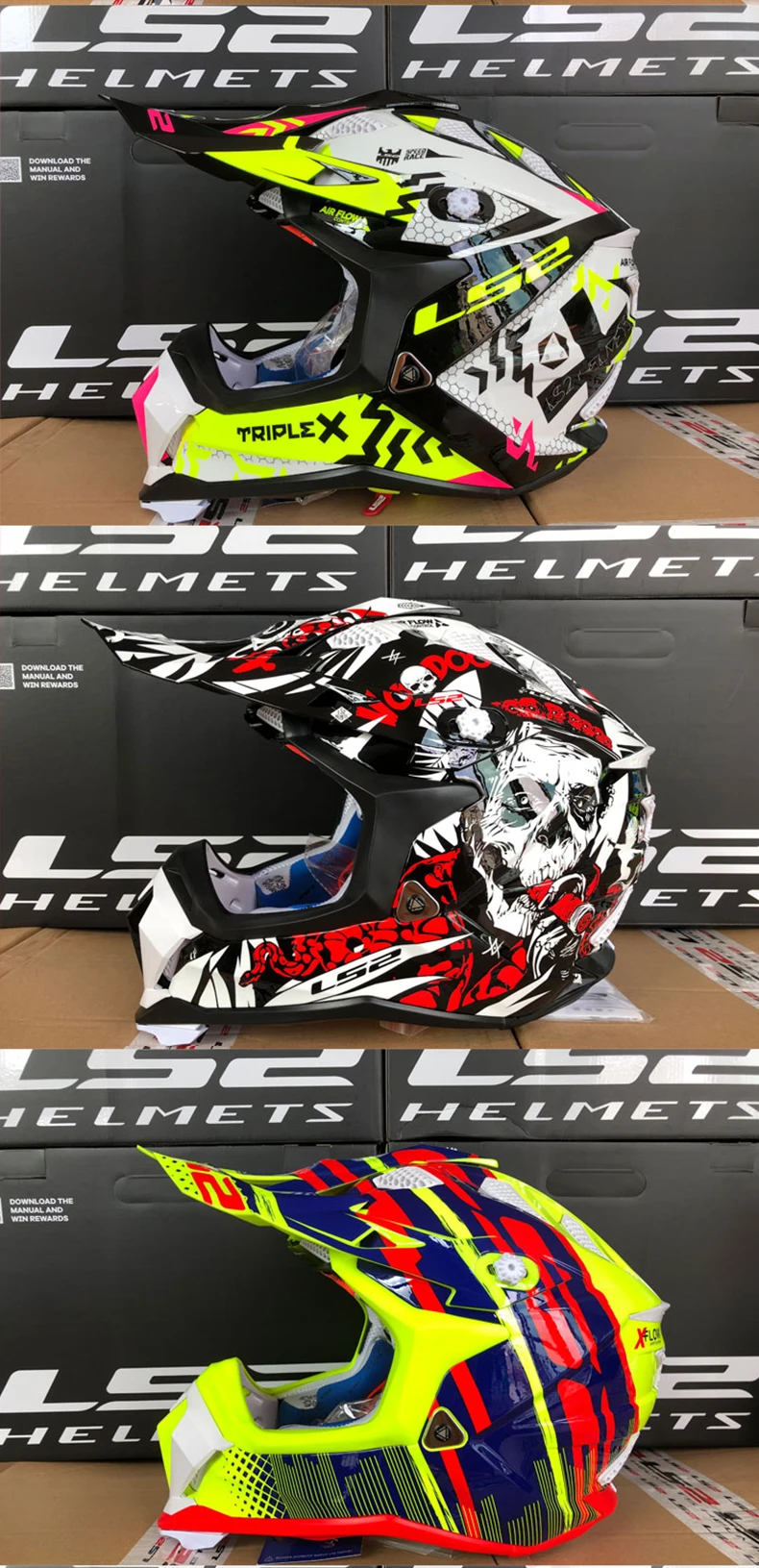 LS2 MX470 внедорожных шлем ATV Байк Гонки Каско capacete Мотокросс Спорт LS2 лицо, занимающееся подрывной деятельностью кПа мотоциклетные шлемы