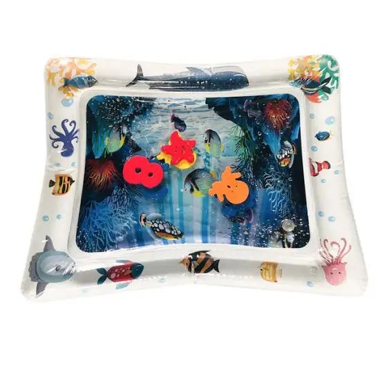 C Детские ползающие водяное сиденье надувные игры Pat Playmat подушка для малыша Новорожденные Детские подушки играть воду подушки Pad Лето Лидер продаж - Цвет: C