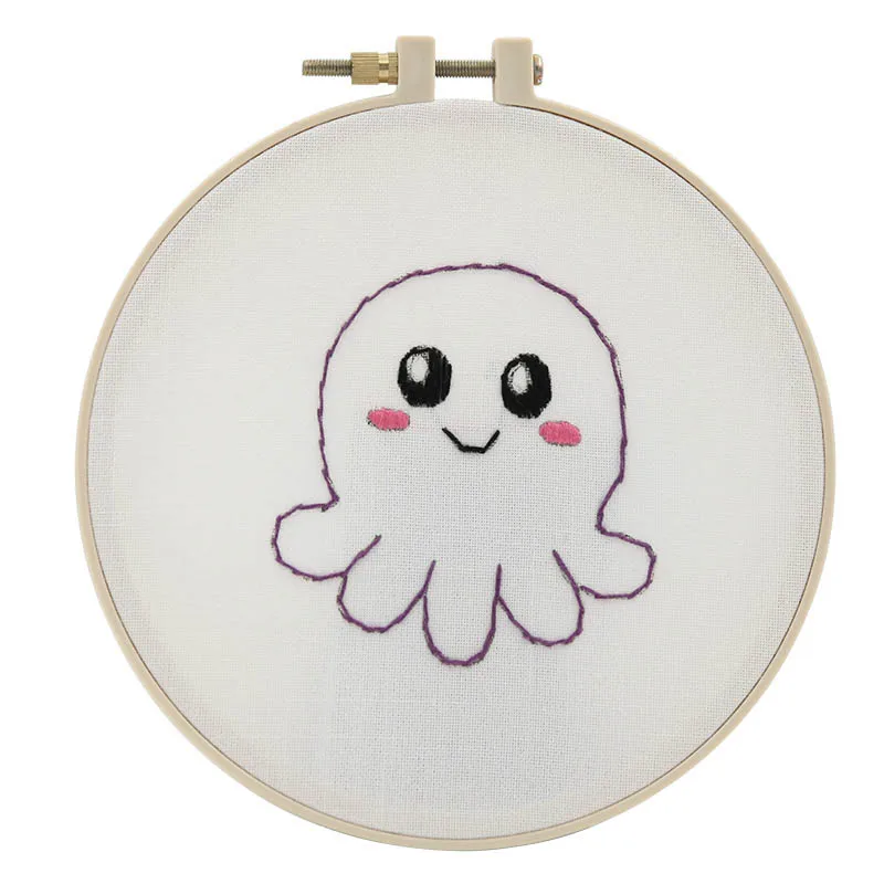 Легко мультфильм Рыба животное вышивка набор для начинающих детей рукоделие