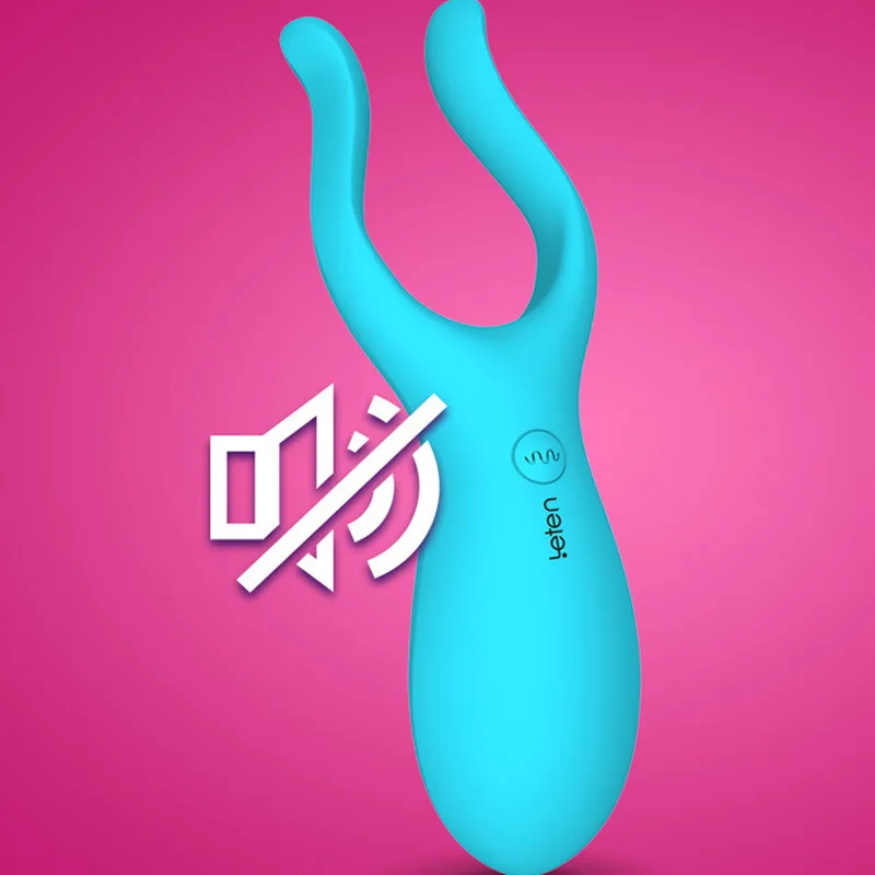 Leten Стимулятор клитора соска клип G spot вибратор для пары блокировки пениса