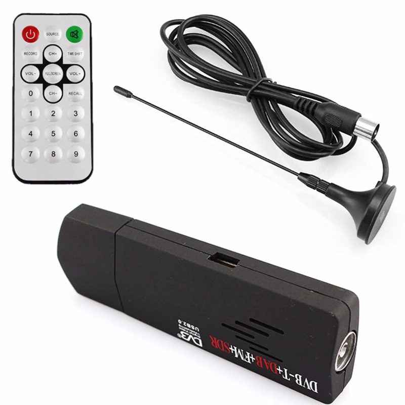 Лучшие предложения USB2.0 RTL2832U + R820T DVB T SDR DAB FM ключ палка цифровая ТВ антенна