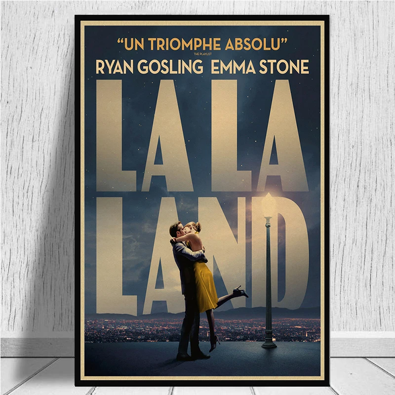 LA LAND фильм плакат из крафт-бумаги плакаты настенные наклейки домашний декор домашний художественный бренд