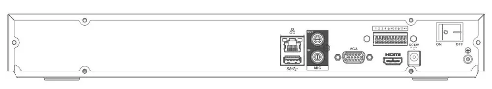 Видеомагнитофон Dahua NVR4208 4KS2 NVR4216 8/16/32 Channel 1U 4K и H.265 Lite|Видеорегистратор для