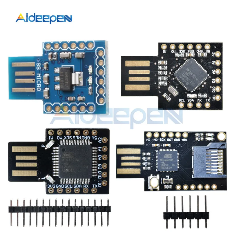 Pro Micro SS Beetle клавиатура BadUSB USB ATMEGA32U4 ATMEGA32U4-AU мини-модуль расширения для Arduino с контактом