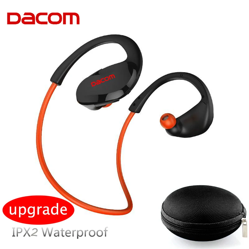 G05 Red DACOM L05, Спортивная bluetooth-гарнитура, беспроводные наушники для бега, IPX7, водонепроницаемая гарнитура с шейным ободком, для телефона K6H Pro BT5.0 - Цвет: G05 Red