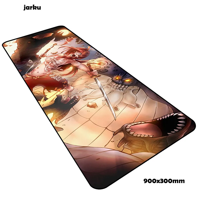 Size 900x300x2mm Коврик для мыши Феи хвост 900x300 мм коврик для ноутбука компьютерная мышь игровые аксессуары гаджет большие игровые коврики и чехлы игры pc gamer - Цвет: Size 900x300x2mm