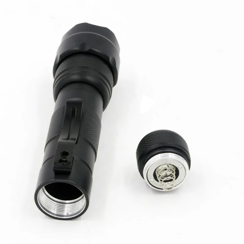 WF-502B AOT 395nm 2 чипа светодиодный фиолетовый свет УФ 395-405nm ультрафиолетовая лампа обнаружения УФ свет фонарик факел клей отверждения