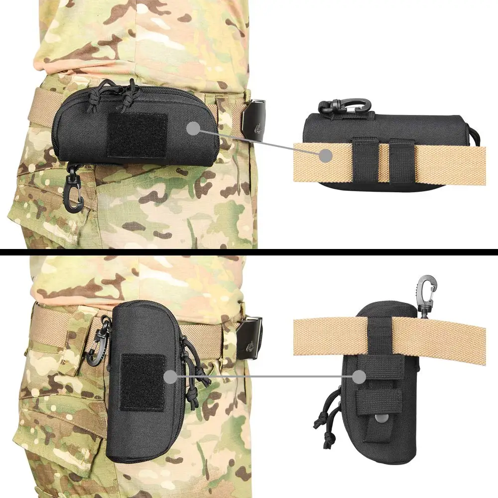 E.T Dragon Molle Чехол для солнцезащитных очков 1000D нейлоновый тканевый тактический