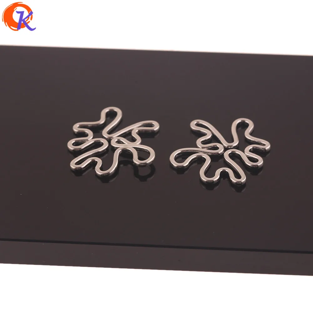 

Cordial Design 100Pcs 23*27MM Earrings Accessories/DIY Making/Irregular Shape/Rhodium/Hand Made/Jewelry Findings Component