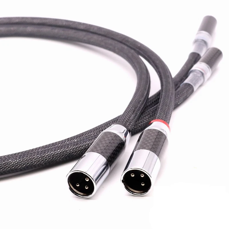 Hi End посеребренный аудиокабель 2 RCA штекер XLR Fi 3 Pin Мужской аудиокабель|rca audio cable|audio