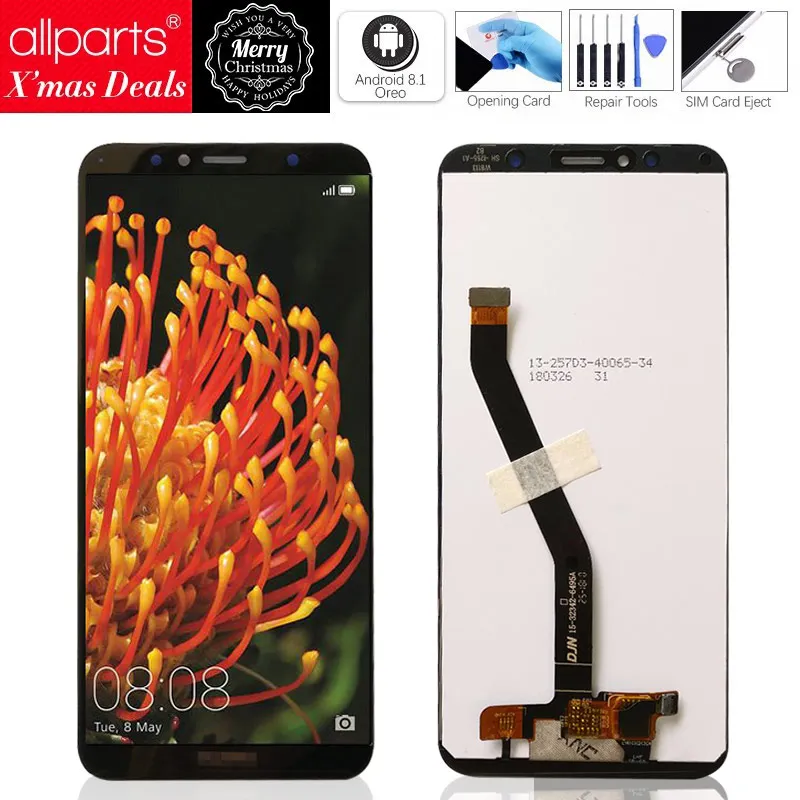 Оригинальный дисплей с сенсорным экраном 5,7 дюймов для HUAWEI Y6 2018 Honor 7A 7C Enjoy 8E AUM-L41.