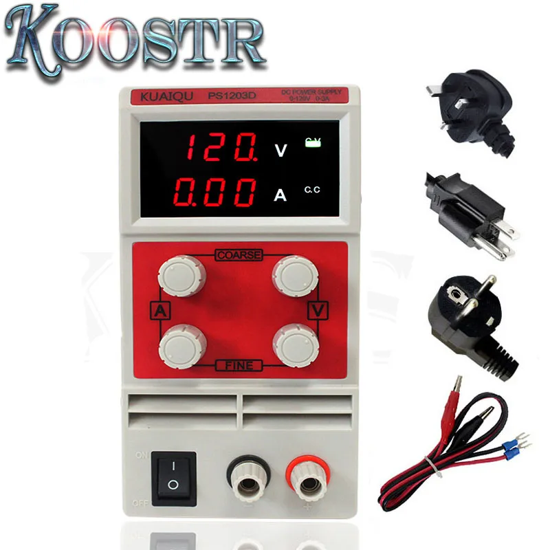 Wanptek GPS305D прецизионный Регулируемый 30 В, 5A DC источник питания Цифровой Регулируемый лабораторный класс четыре дисплея