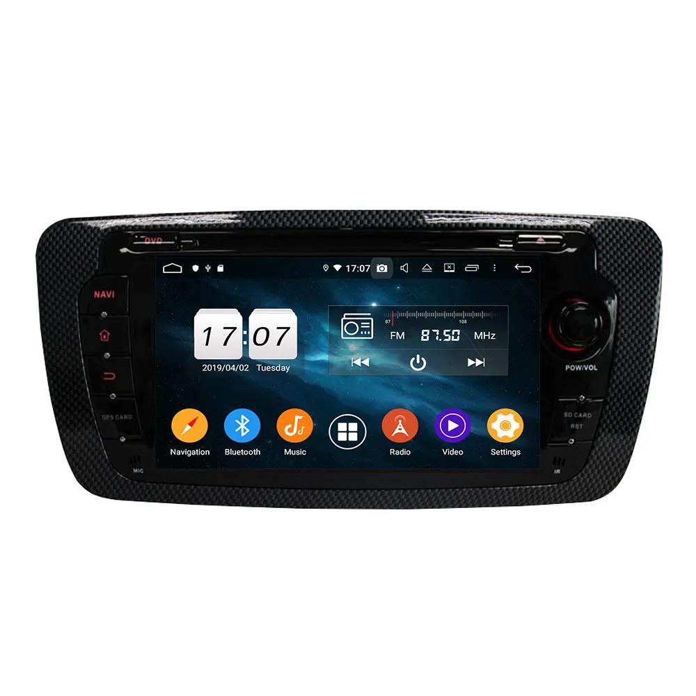 7 дюймовый автомобильный DVD плеер Android 9 0 GPS радио для IBIZA Seat 2009 2013 навигация
