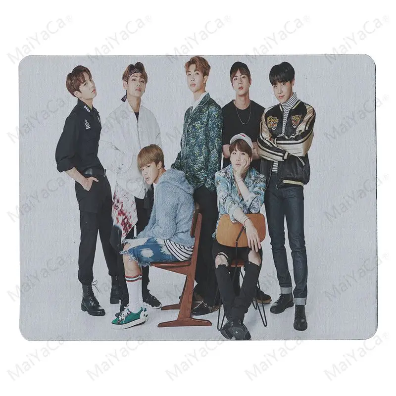 NoLockEdge 25x29cm MaiYaCa Bangtan коврик для мыши для мальчиков для ноутбука, ноутбука, игровой коврик для мыши - Цвет: NoLockEdge 25x29cm